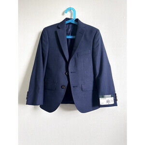 Lauren Ralph Lauren Boy's Glen Check Sports Jacket Blazer Blue Size 8R $120